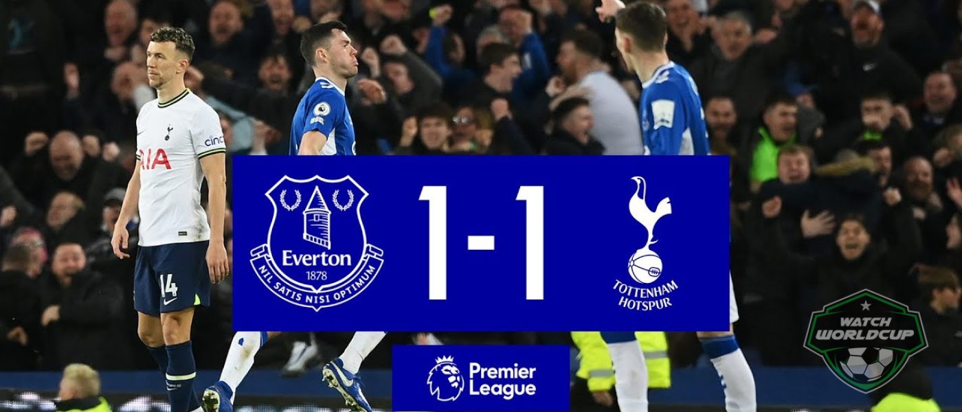 Everton 1-1 Tottenham Hotspur